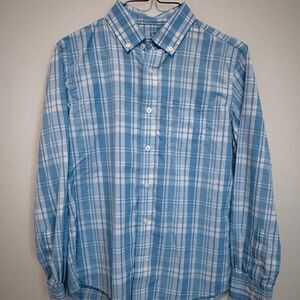 Southern Tide Boys L Blue Button Down Dress Shirt